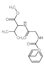 L-Valine, N-[(phenylmethoxy)carbonyl]glycyl-, methyl ester (9CI) structure