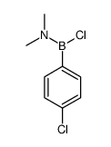 N-[chloro-(4-chlorophenyl)boranyl]-N-methylmethanamine Structure