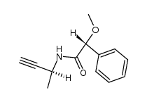 N-[(S)-1-methyl-2-propynyl]-(R)-O-methylmandelic amide Structure