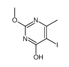 5-iodo-2-methoxy-6-methyl-1H-pyrimidin-4-one结构式