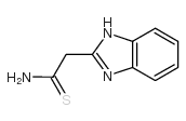 2-苯并咪唑硫代乙酰胺结构式