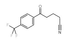 5-OXO-5-(4-TRIFLUOROMETHYLPHENYL)VALERONITRILE结构式