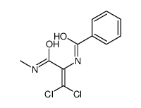 N-[1,1-dichloro-3-(methylamino)-3-oxoprop-1-en-2-yl]benzamide结构式