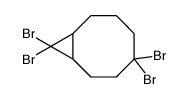 5,5,9,9-tetrabromobicyclo[6.1.0]nonane Structure