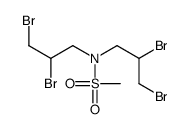 N,N-bis(2,3-dibromopropyl)methanesulfonamide结构式