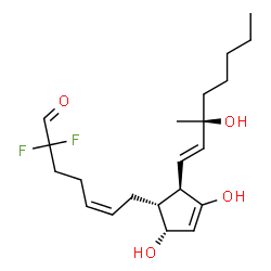 (5Z,13E,15S)-2,2-Difluoro-9α,11α,15-trihydroxy-15-methylprosta-5,13-dien-1-oic acid 1,9-lactone picture