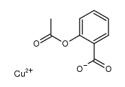 copper (II) acetylsalicylate结构式