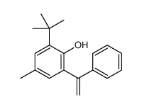 2-tert-butyl-4-methyl-6-(1-phenylethenyl)phenol结构式