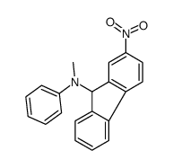 N-methyl-2-nitro-N-phenyl-9H-fluoren-9-amine Structure