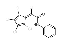 Acetamide,2-chloro-N-phenyl-2-(2,3,4,5-tetrachloro-2,4-cyclopentadien-1-ylidene)- picture