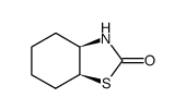 cis-3a,4,5,6,7,7a-hexahydrobenzothiazolidin-2-one Structure