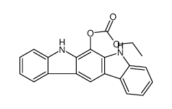 5,7-dihydroindolo[2,3-b]carbazol-6-yl ethyl carbonate Structure