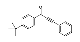 1-(4-tert-butylphenyl)-3-phenylprop-2-yn-1-one结构式