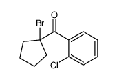 1-bromocyclopentyl-o-chlorophenyl ketone Structure