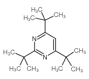 2,4,6-TRI-TERT-BUTYLPYRIMIDINE Structure