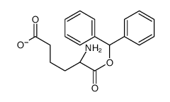 (5S)-5-amino-6-benzhydryloxy-6-oxohexanoate Structure