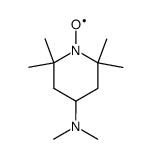 2,2,6,6-tetramethyl-4-dimethylamino-piperidinyloxy结构式