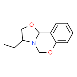 5H,10bH-Oxazolo[3,2-c][1,3]benzoxazine,3-ethyl-2,3-dihydro-(9CI)结构式