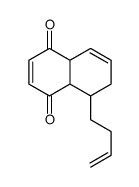 5-but-3-enyl-4a,5,6,8a-tetrahydronaphthalene-1,4-dione结构式