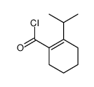 1-Cyclohexene-1-carbonyl chloride, 2-(1-methylethyl)- (9CI) Structure