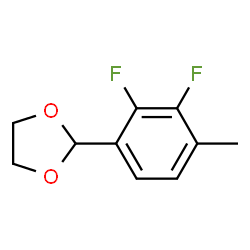 1,3-Dioxolane,2-(2,3-difluoro-4-methylphenyl)-(9CI) Structure