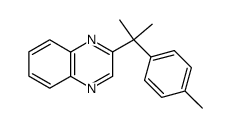 2-(2-(p-tolyl)propan-2-yl)quinoxaline Structure