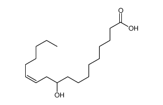 10-hydroxy-12-octadecenoic acid structure