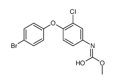 methyl N-[4-(4-bromophenoxy)-3-chlorophenyl]carbamate Structure