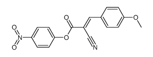 4-nitrophenyl (E)-2-cyano-3-(4-methoxyphenyl)acrylate结构式