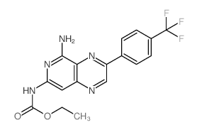 ethyl N-[2-amino-9-[4-(trifluoromethyl)phenyl]-3,7,10-triazabicyclo[4.4.0]deca-1,3,5,7,9-pentaen-4-yl]carbamate picture