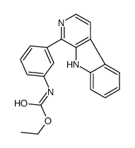 ethyl N-[3-(9H-pyrido[3,4-b]indol-1-yl)phenyl]carbamate Structure