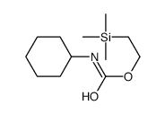 2-trimethylsilylethyl N-cyclohexylcarbamate结构式