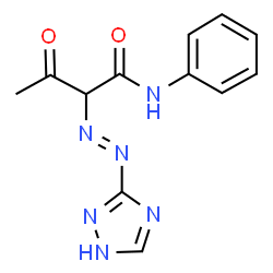 3-oxo-N-phenyl-2-(1H-1,2,4-triazol-3-ylazo)butyramide picture