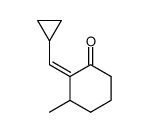 (Z)-2-(cyclopropylmethylene)-3-methylcyclohexanone结构式