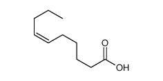 (E)-dec-6-enoic acid结构式