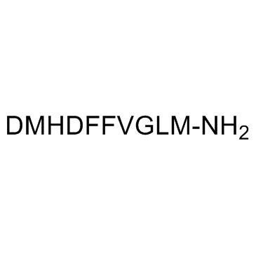 Neurokinin B trifluoroacetate salt structure