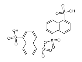 5-sulfonaphthalene-1-sulfonic anhydride结构式