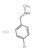 N-Methyl-4-bromobenzylamine Hydrochloride Structure