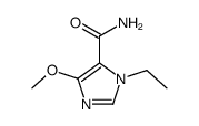 3-ethyl-5-methoxyimidazole-4-carboxamide结构式