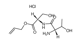 L-Threonyl-L-serin-allylester-hydrochlorid Structure