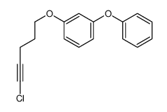 1-(5-chloropent-4-ynoxy)-3-phenoxybenzene Structure