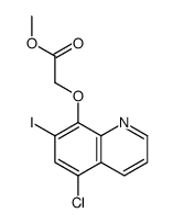 methyl 2-(5-chloro-7-iodoquinolin-8-yl)oxyacetate Structure