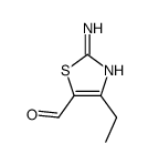 2-amino-4-ethyl-1,3-thiazole-5-carbaldehyde结构式