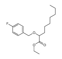 ethyl 2-[(4-fluorophenyl)methoxy]nonanoate Structure