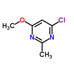 4-Chloro-6-methoxy-2-methylpyrimidine structure