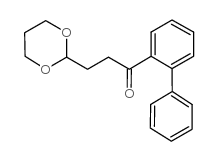 3-(1,3-DIOXAN-2-YL)-2'-PHENYLPROPIOPHENONE结构式