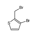 3-bromo-2-(bromomethyl)thiophene Structure