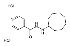 N'-cyclooctylpyridine-4-carbohydrazide,dihydrochloride Structure