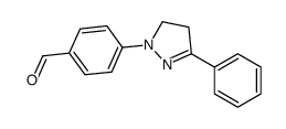 4-(3-PHENYL-4,5-DIHYDRO-PYRAZOL-1-YL)-BENZALDEHYDE picture