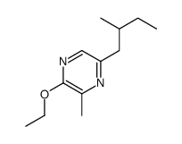 2-ethoxy-3-methyl-5-(2-methylbutyl)pyrazine结构式